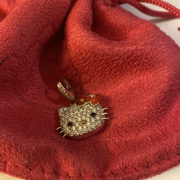 Kimora lee Simmons hello kitty pendant 18k diamonds - Picture 5 of 8